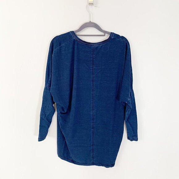 White House Black Market drop shoulder lyocel blend soft lightweight sweater top - Picture 4 of 7